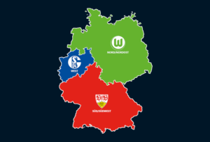 Read more about the article Landkarte: Meister A-Junioren Bundesliga