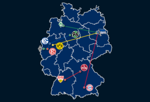 Mehr über den Artikel erfahren Landkarte: 10.000 Gästefans und mehr!