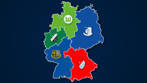 Die Tabellenführer der Regionalligen
