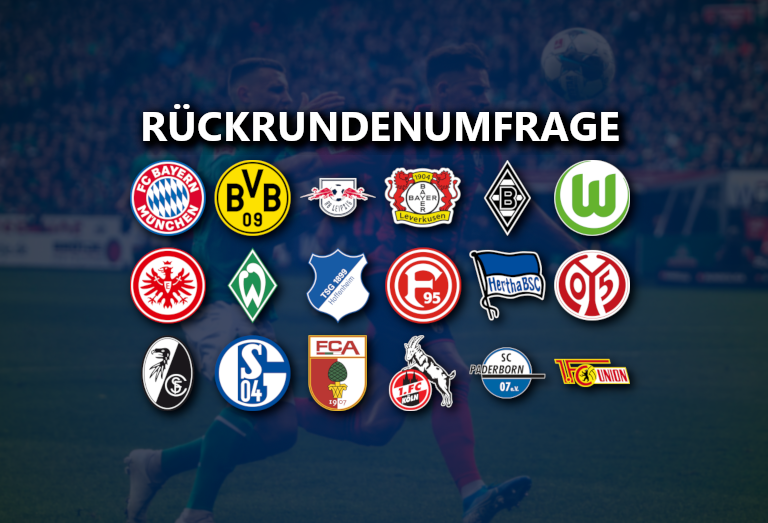 Rückrundenumfrage zur 1. Bundesliga