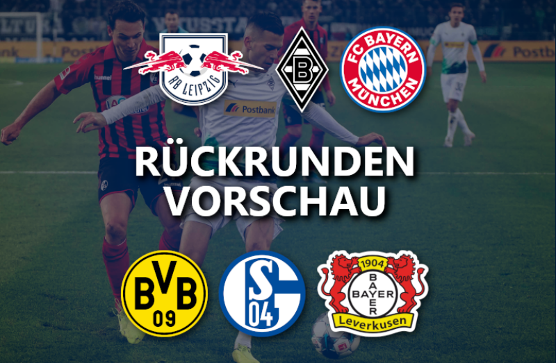 Rückrundenvorschau: Plätze 1 bis 6