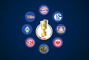 Mehr über den Artikel erfahren Probeauslosung des DFB-Pokal-Viertelfinale: „diefalsche9-DFB-Pokal“