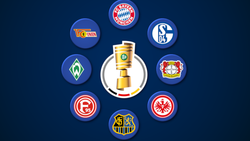 Probeauslosung des DFB-Pokal-Viertelfinale: „diefalsche9-DFB-Pokal“