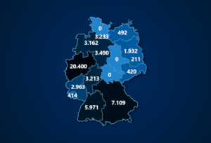 Mehr über den Artikel erfahren Landkarte: Toreverteilung nach Bundesländern