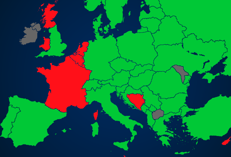 Corona-Pause zu Ende: wo in Europa wieder gespielt wird