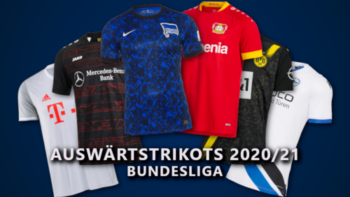 Auswärtstrikots der Bundesligisten 2020/21