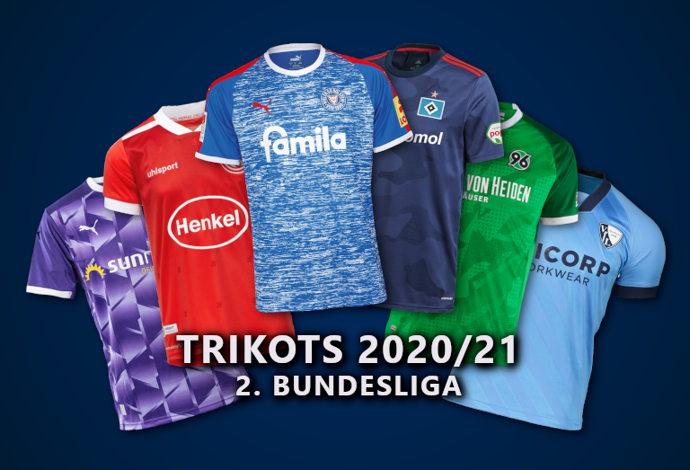 You are currently viewing Die Trikots der Zweitligisten 2020/21