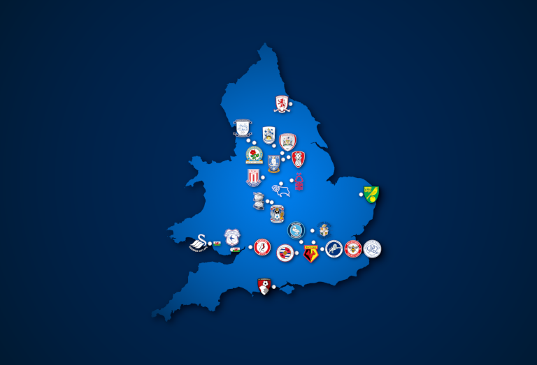 Landkarte: Championship 2020/21