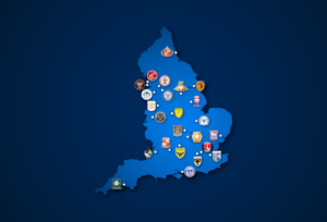 Mehr über den Artikel erfahren Landkarte: League One 2020/21