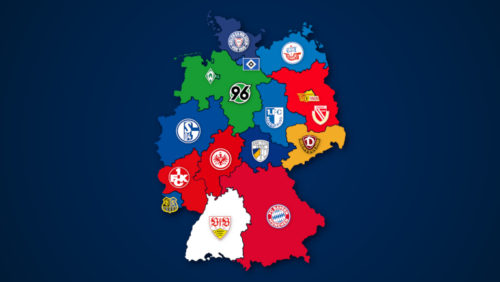 Landkarte: Vereine mit den meisten Mitgliedern