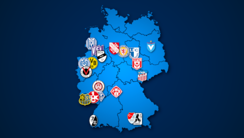 Landkarte: 3. Liga 2021/22