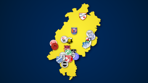 Landkarte: Hessenliga 2021/22