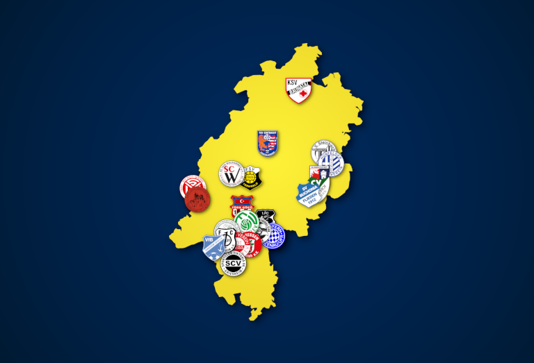 Landkarte: Hessenliga 2021/22