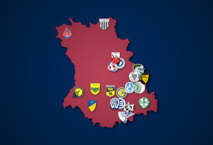 Mehr über den Artikel erfahren Landkarte: Oberliga Niederrhein 2021/22