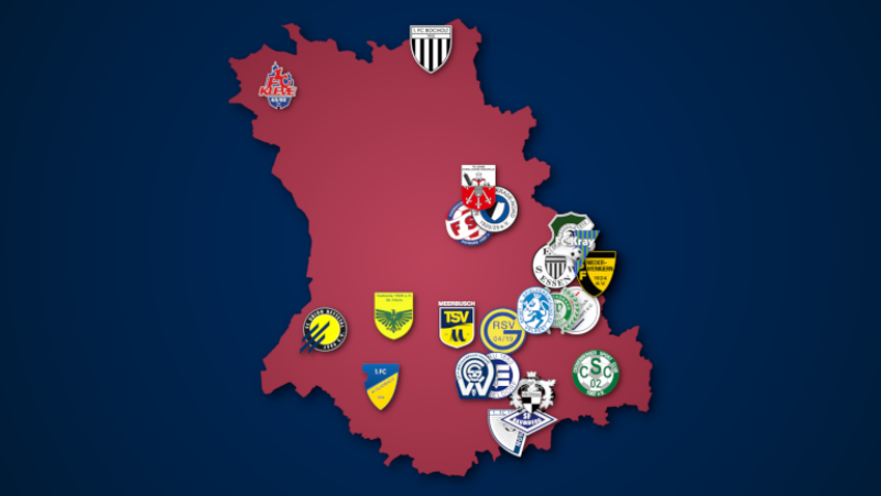 Landkarte: Oberliga Niederrhein 2021/22