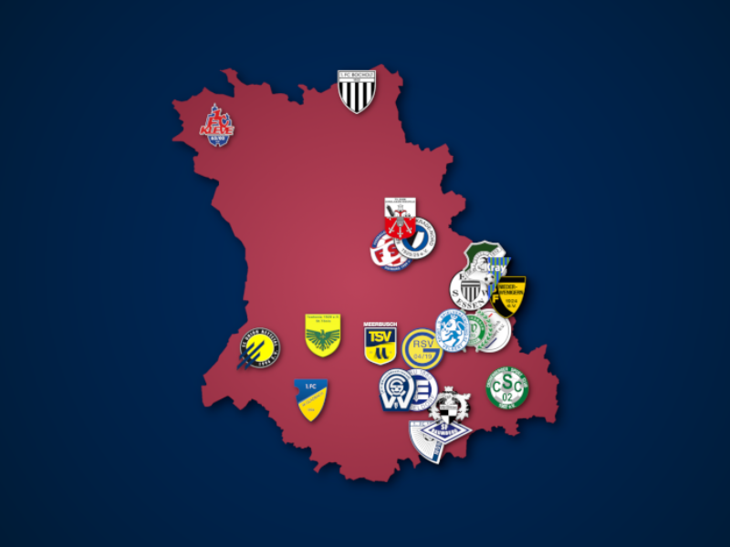 Landkarte: Oberliga Niederrhein 2021/22