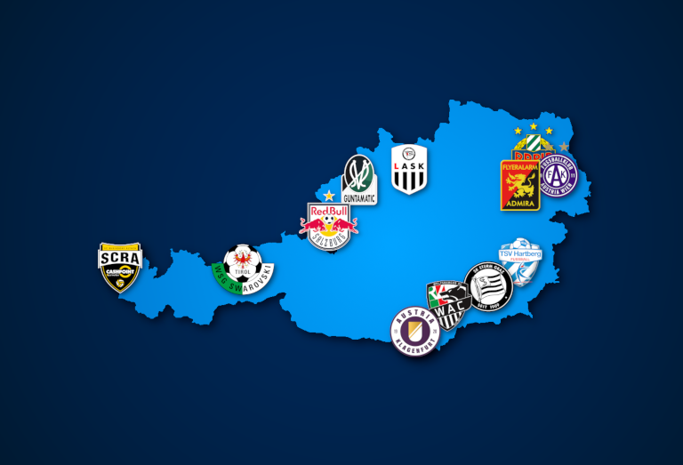 Du betrachtest gerade Landkarte: Österreichische Bundesliga 2021/22