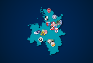 Mehr über den Artikel erfahren Landkarte: Regionalliga Nord 2021/22
