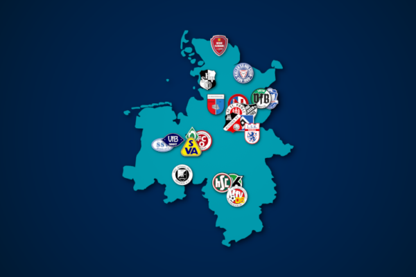 Landkarte: Regionalliga Nord 2021/22