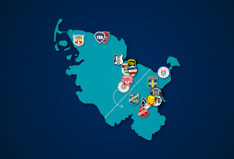 You are currently viewing Landkarte: Oberliga Schleswig-Holstein 2021/22