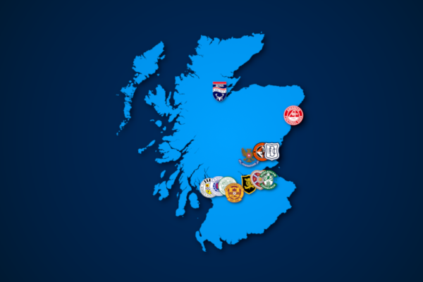 Landkarte: Scottish Premiership 2021/22