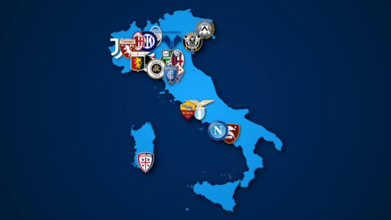 Landkarte: Serie A 2021/22