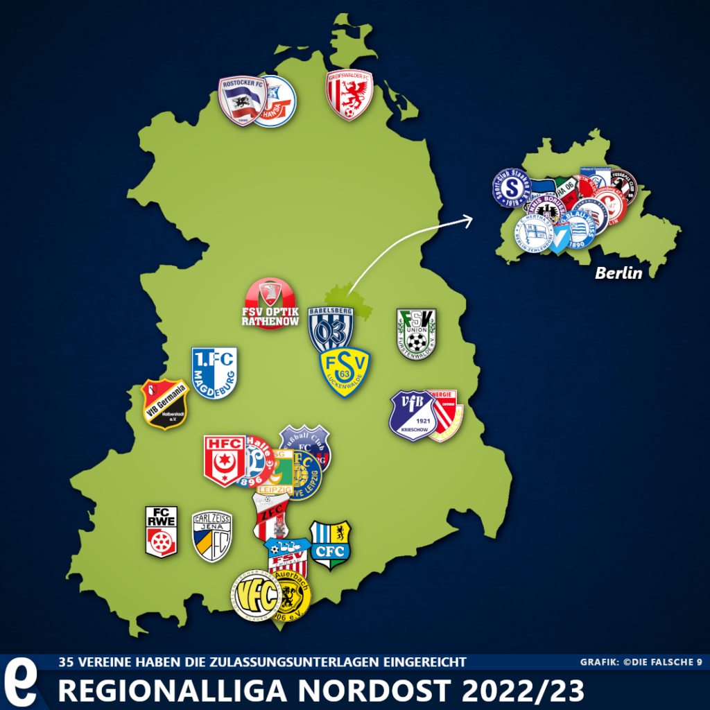 Zulassungsverfahren zur Regionalliga Nordost 2022/23 Die falsche 9