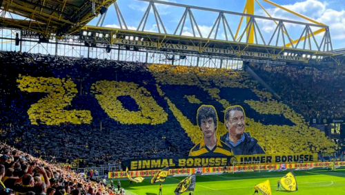 Entwicklung des höchsten Zuschauerschnitts in der Bundesliga