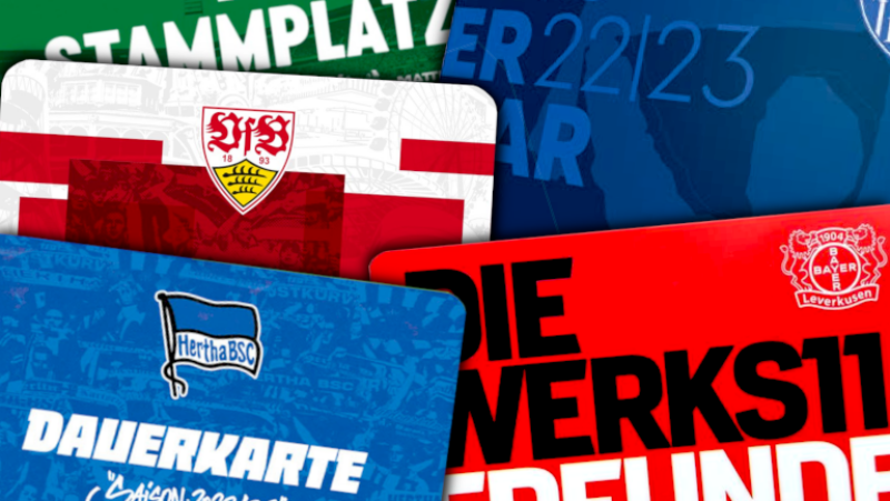 Bundesliga: Preisvergleich der Dauerkarten 2022/23
