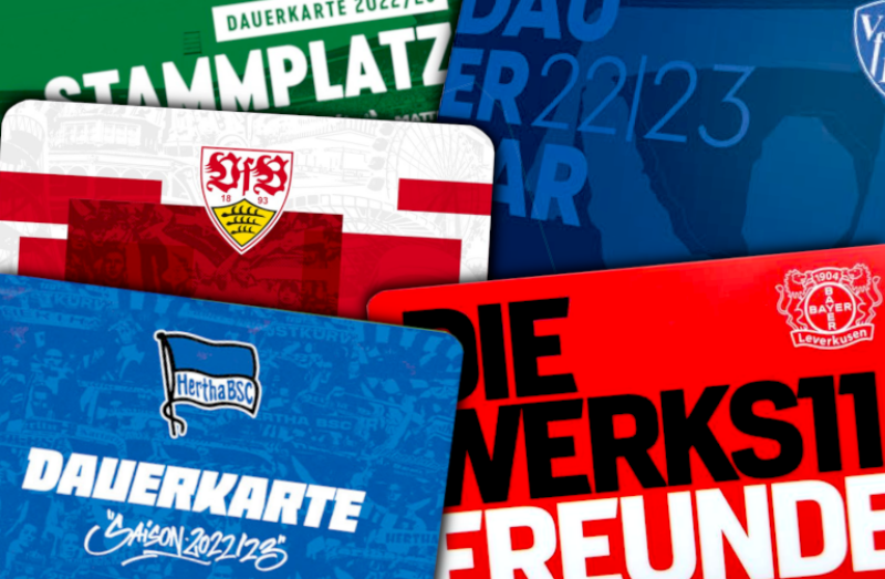 Bundesliga: Preisvergleich der Dauerkarten 2022/23