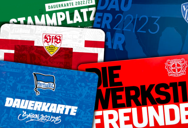 You are currently viewing Bundesliga 2022/23: So viele Dauerkarten verkauften die Klubs