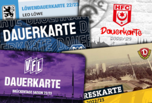 Mehr über den Artikel erfahren 3. Liga 2022/23: So viele Dauerkarten verkauften die Klubs