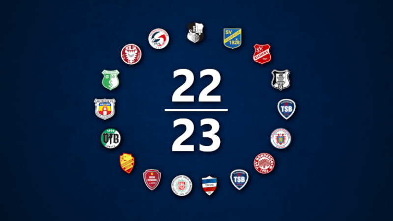 Teilnehmerfeld der Oberliga Schleswig-Holstein 2022/23