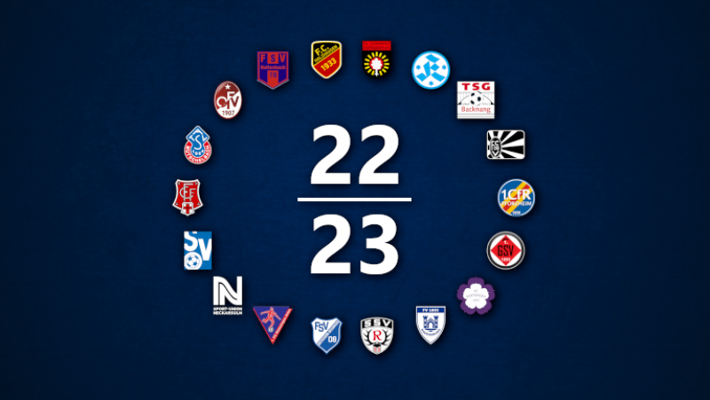 Teilnehmerfeld der Oberliga Baden-Württemberg 2022/23