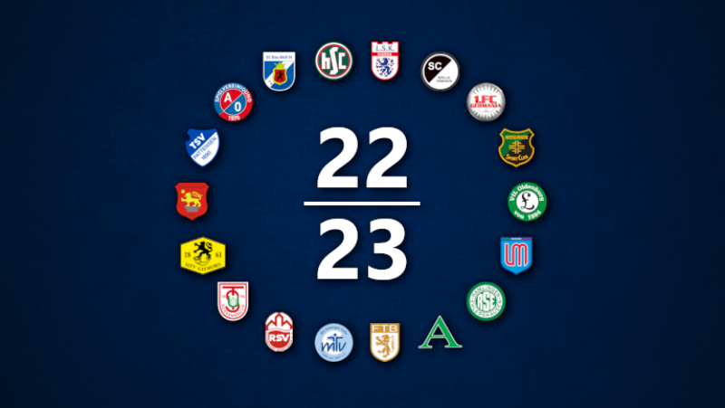 Teilnehmerfeld der Oberliga Niedersachsen 2022/23