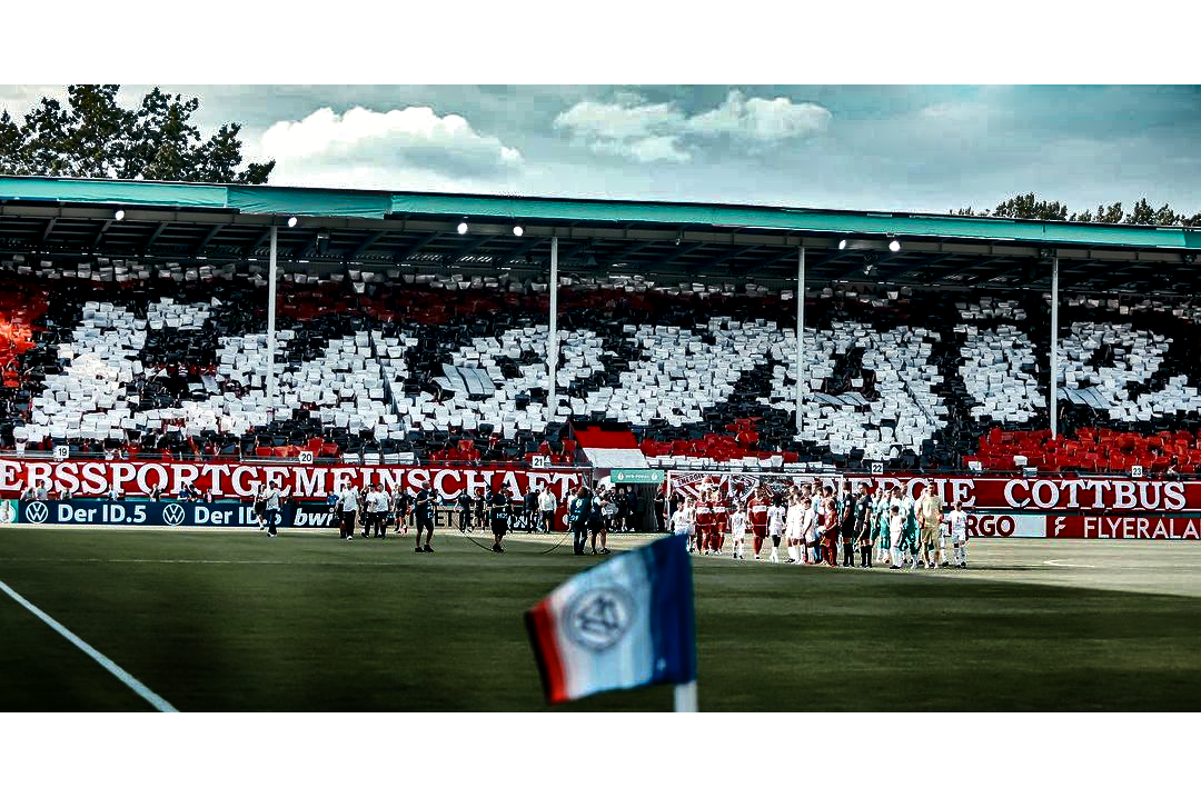 Cottbus gegen Bremen. Foto: Instagram @nur.energie
