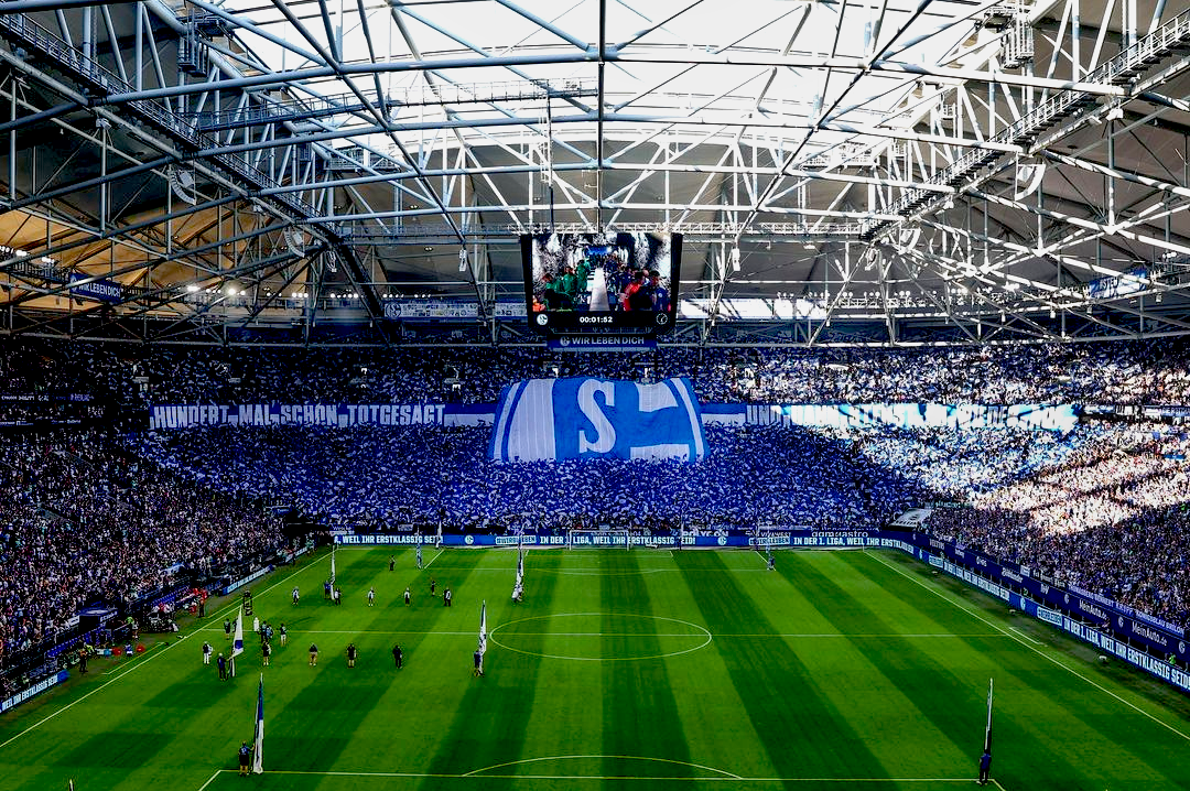 Schalke 04 gegen Mönchengladbach. Foto: Instagram @tim.rehbein