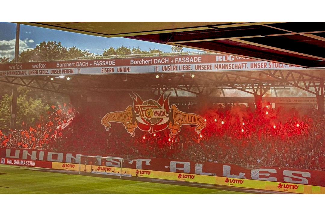 Union Berlin gegen Hertha BSC 2/2. Foto: Instagram @estelven__