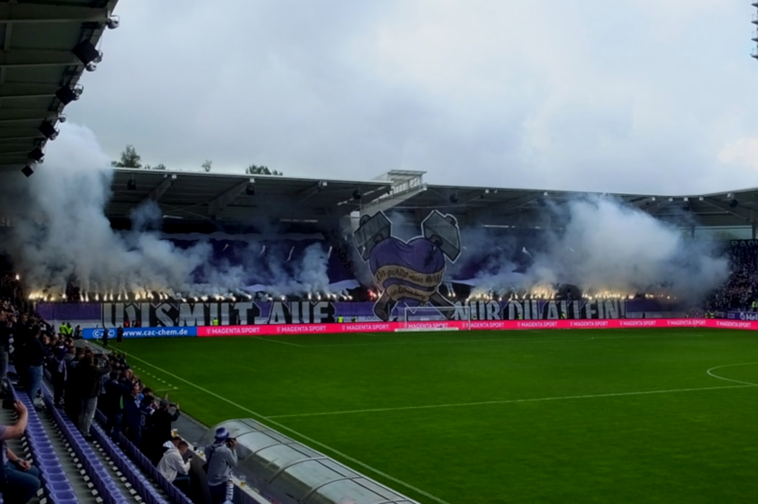 Aue gegen Zwickau. Foto: Unterwegs in Sachen Fußball