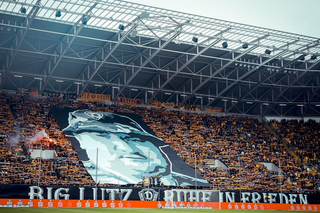 Dresden gegen Ingolstadt. Foto: Instagram @runningriotmedia