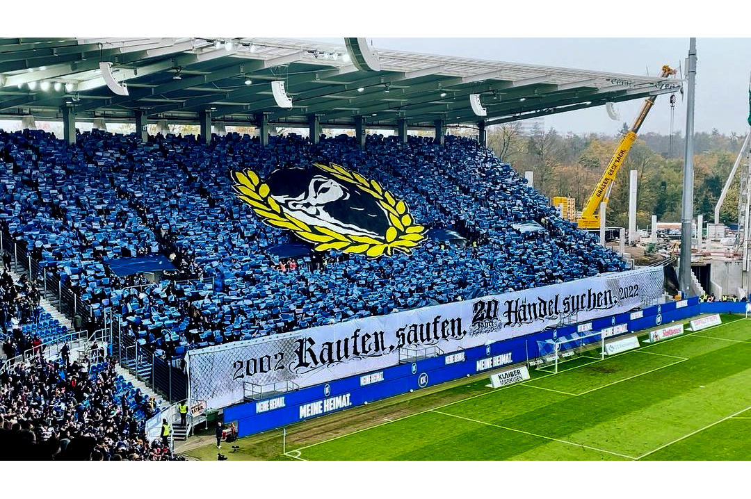 Karlsruhe gegen St. Pauli 1/2. Foto: Instagram: @timo_freidel