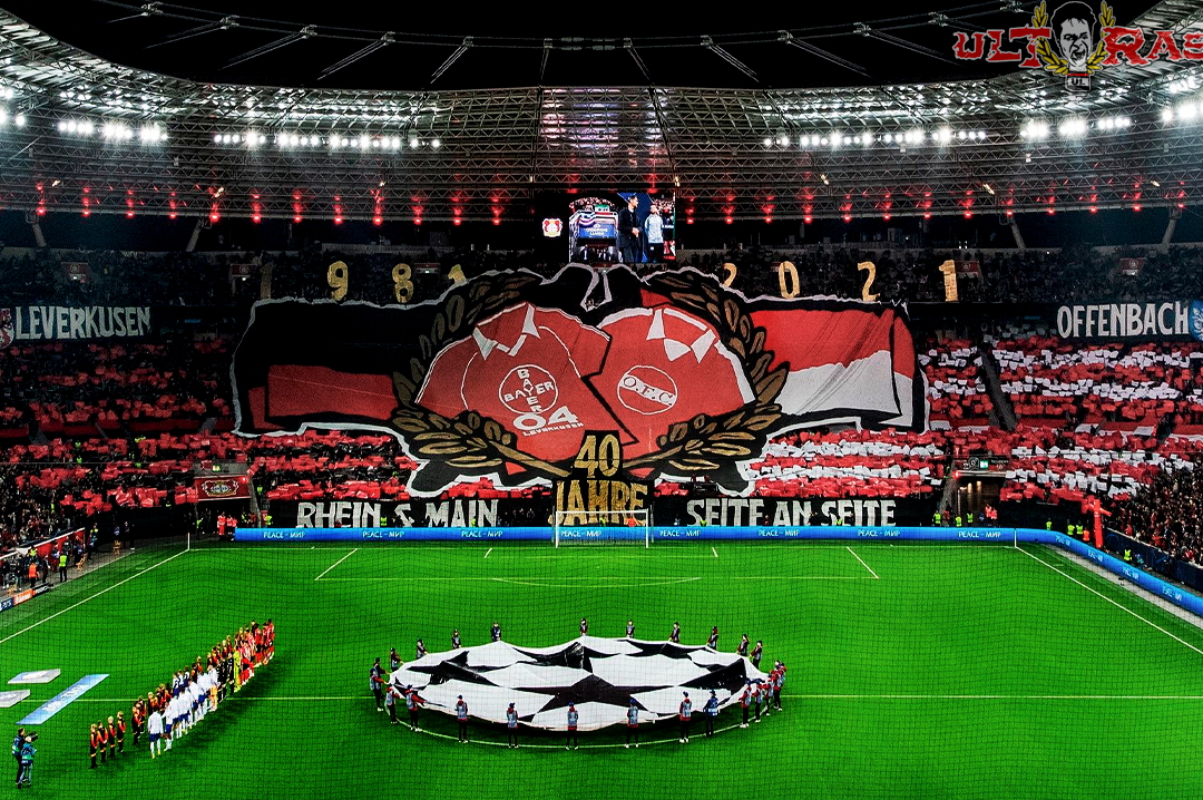 Leverkusen gegen Porto. Foto: Ultras Leverkusen