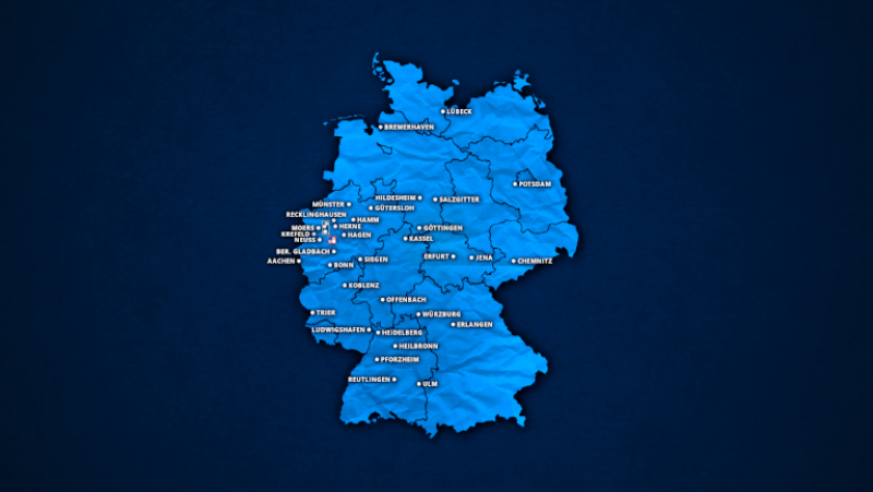 Deutsche Großstädte ohne Profi-Fußball