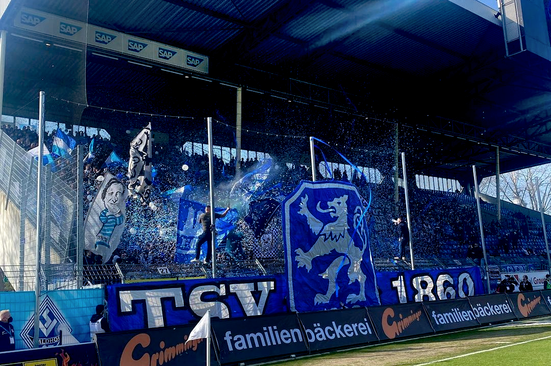 1860 München in Mannheim. Foto: Instagram @fpm_blau