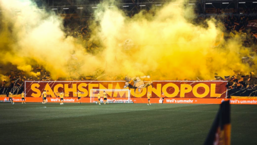 Sachsenderby vor ausverkauftem Haus