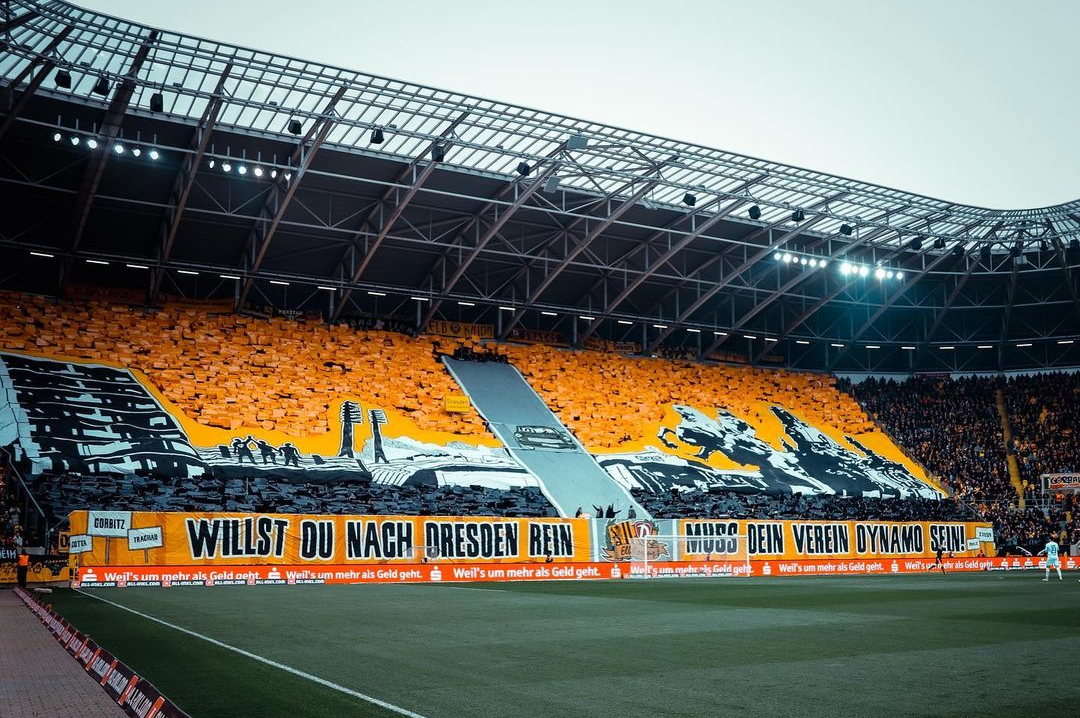 Dresden gegen Essen. Foto: Instagram: @runningriotmedia