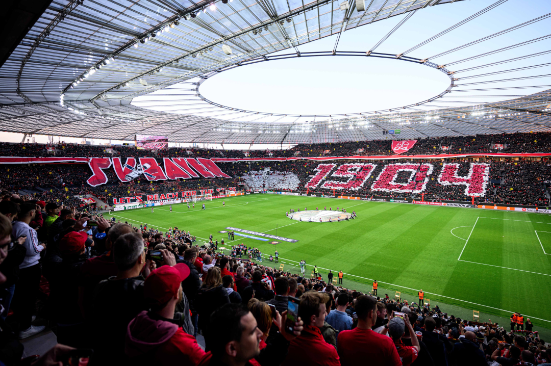Leverkusen gegen Rom. Foto: Bayer Leverkusen