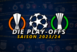 Mehr über den Artikel erfahren Die Play-Offs zur Champions-, Europa- und Conference-League in der Übersicht