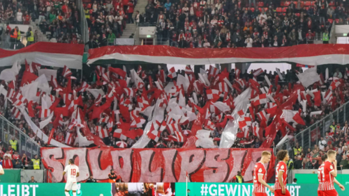 Erstmals seit August 2019: RB Leipzig mit vollem Auswärtsblock