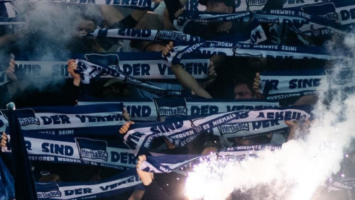 Hertha auch in Rostock und Hannover mit vollem Gästeblock